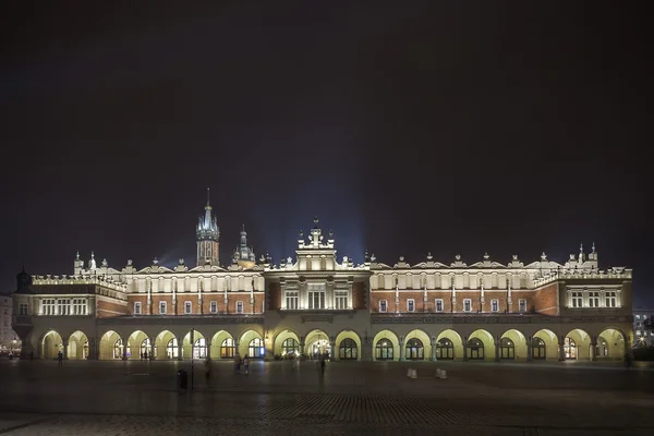 Cloth Hall in the City Center of Cracow — Stock Photo, Image