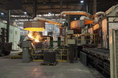 döküm çelik fabrikası