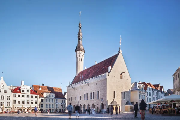 A tőke város Észtország, Tallin központjában — Stock Fotó