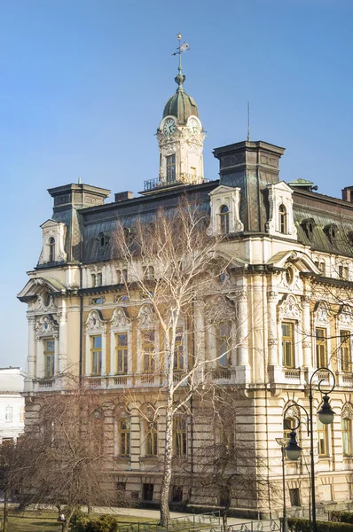 Historical City Hall Building, Nowy Sacz, Poland, Europe — Stock Photo, Image