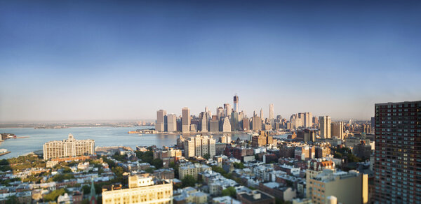 New York City - view from Brooklyn Heights on Manhattan