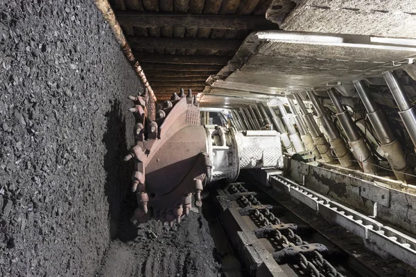 Coal extraction: Coal mine excavator — Stock Photo, Image