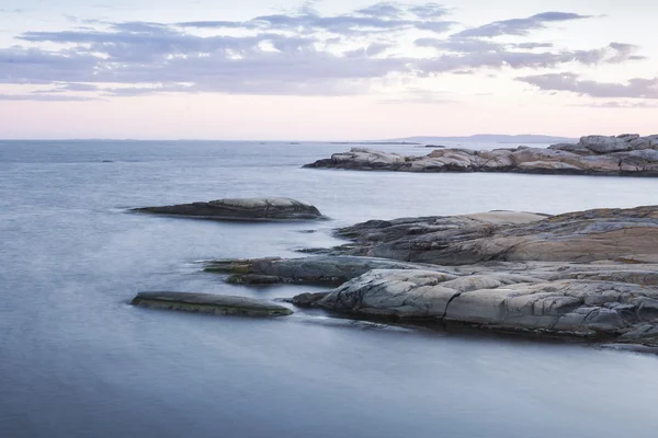 Felsige Küste in Norwegen — Stockfoto