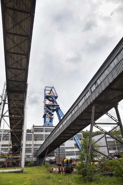 Infrastruttura delle miniere di carbone — Foto Stock