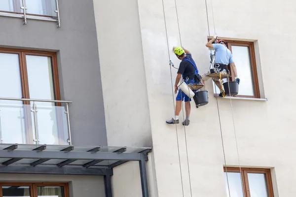 Werken op hoogte — Stockfoto