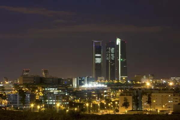 Madrider Skyline — Stockfoto