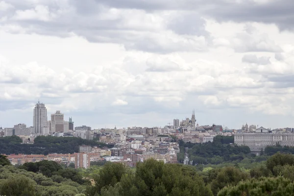 Madrider Skyline — Stockfoto