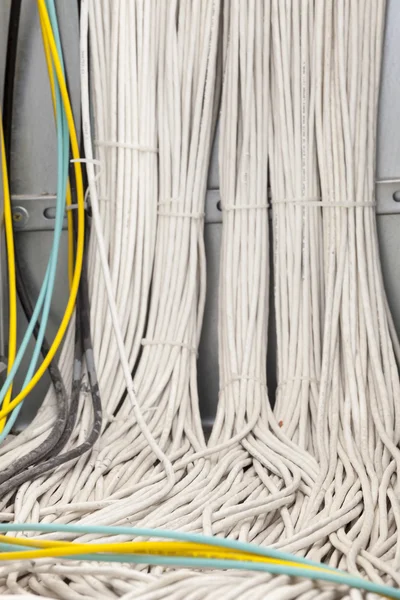 Kabloları bir sürü — Stok fotoğraf