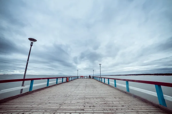 バルト海および桟橋 — ストック写真