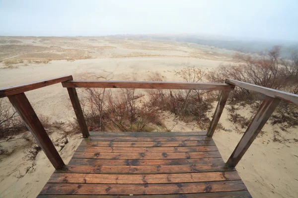 Sanddynerna i nida, lithuania — Stockfoto