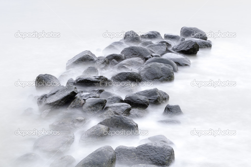 Beautiful landscape of rocks.