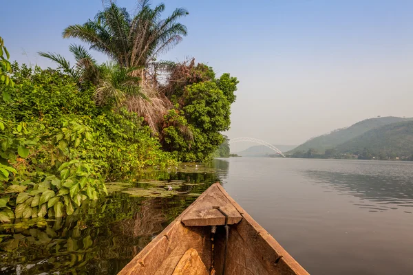 Kano rit in Afrika — Stockfoto