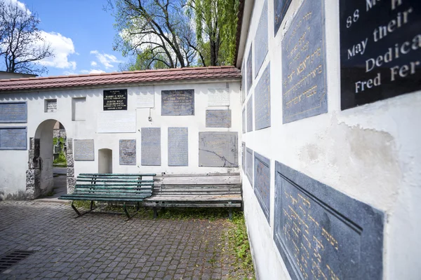 Jüdischer Friedhof neben der Remuh-Synagoge — Stockfoto