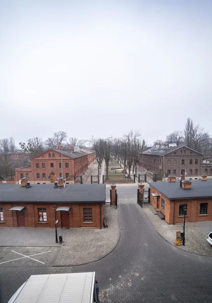 ウッチ、ポーランドの ksiezy mlyn と呼ばれる古い工業地域 — ストック写真