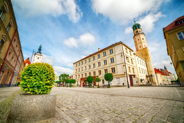 Centrum miasta Oleśnicy — Zdjęcie stockowe