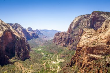 güzel havadan izleme zion national Park. 