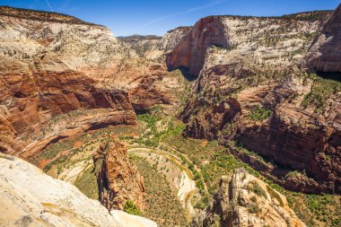 güzel havadan izleme zion national Park. 
