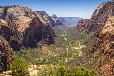 güzel havadan izleme zion national Park. 