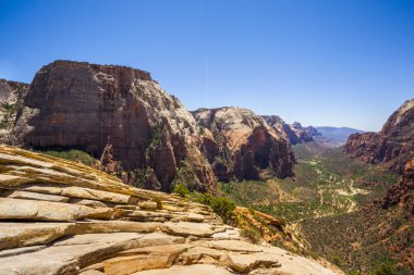 güzel havadan izleme zion national Park. 