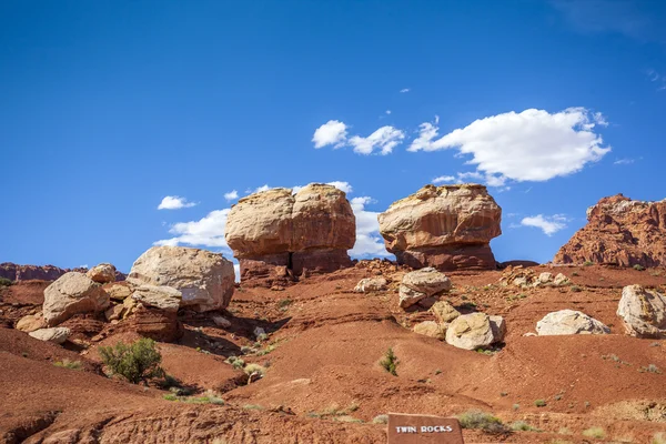 Rock formation in Capitol Reef National Park, USA — Stock Photo, Image