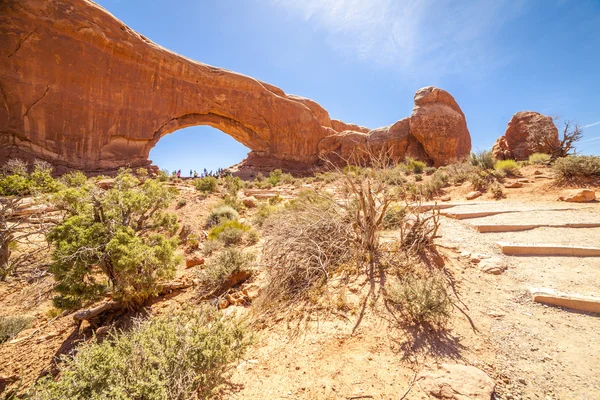South window in Arches National Park, Utah — Stock Photo, Image