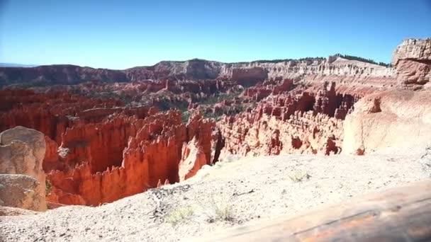 Panorama van bryce canyon national park — Stockvideo