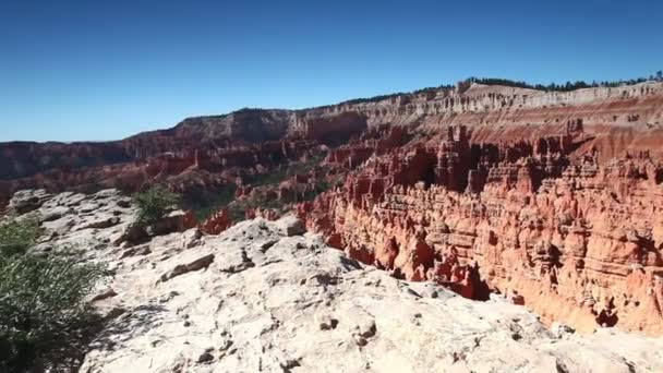 Panorama del Parque Nacional Bryce Canyon — Vídeos de Stock