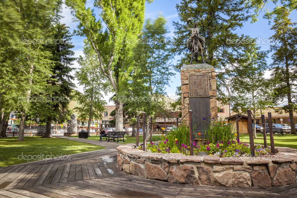 ワイオミング州ジャクソン ・ ホール シティ センター — ストック写真 © Sopotniccy 51236563