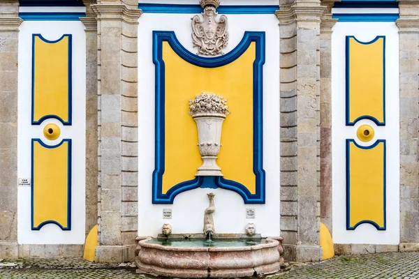 Public Traditional Fountain City Center Azeitao Lisbon Metropolitan Area Portugal — Foto de Stock