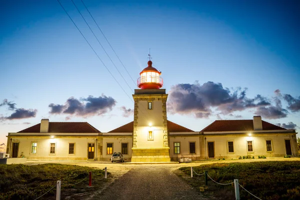 Lighthouse Sardao Cape Next Vila Nova Milfontes Alentejo Portugal — Foto Stock