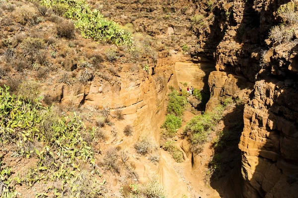 Incredibile Canyon Arancione Chiamato Barranco Las Vacas Situato Nel Cuore — Foto Stock