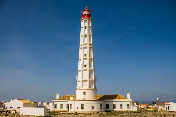 ファロ島の灯台 ファロ地区 アルガルヴェ 南ポルトガル — ストック写真
