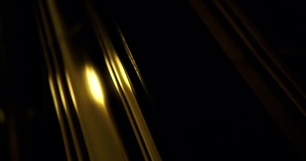 Эскалаторные Перила Метро Поручни Подземном Метро Резиновым Покрытием Металлическим Основанием — стоковое видео