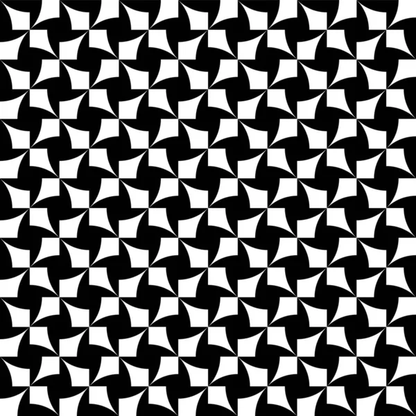 Геометрический Бесшовный Рисунок Основанный Традиционном Исламском Орнаменте Черное Белое — стоковый вектор