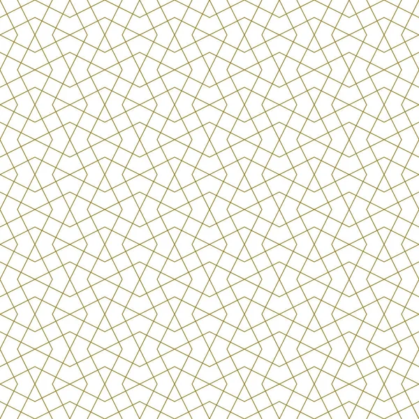 伝統的なイスラム芸術に基づくシームレスな幾何学的な装飾茶色の色 カバー 包装紙 背景のための素晴らしいデザイン — ストックベクタ