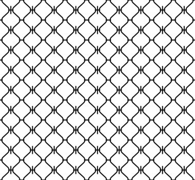 Kusursuz geometrik desen. Siyah renkli şekiller.