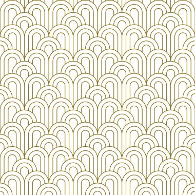 Kusursuz geometrik süs. Kahverengi çizgiler. Kumaş, tekstil, kapak, ambalaj kağıdı, arkaplan için harika tasarım..