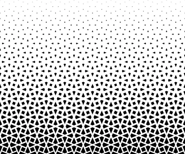 Geometrische Patroon Van Zwarte Figuren Een Witte Achtergrond Naadloos Één — Stockvector