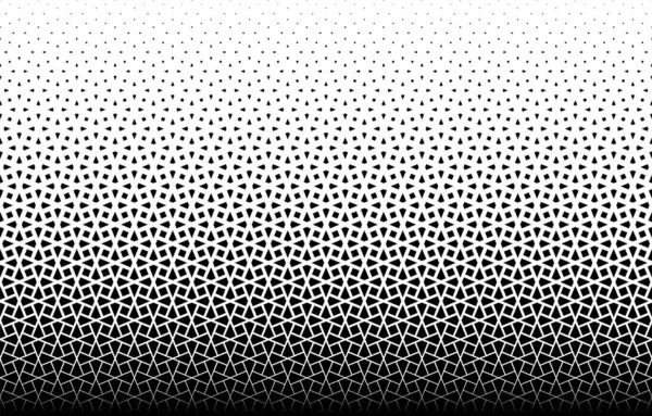 Geometrisches Muster Schwarzer Figuren Auf Weißem Hintergrund Nahtlos Eine Richtung — Stockvektor