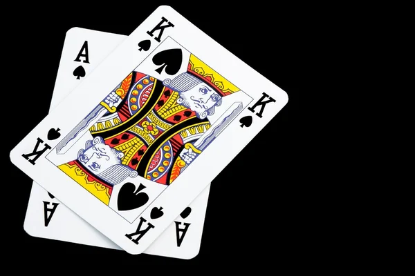 Ganar jugando a las cartas — Foto de Stock