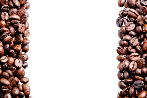 Chicchi di caffè con spazio per il testo — Foto Stock