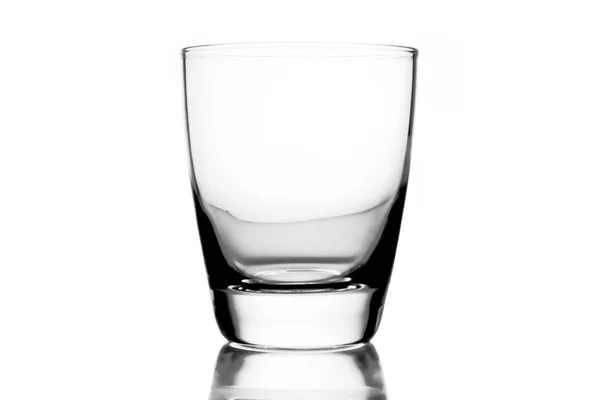 Bicchiere d'acqua vuoto — Foto Stock