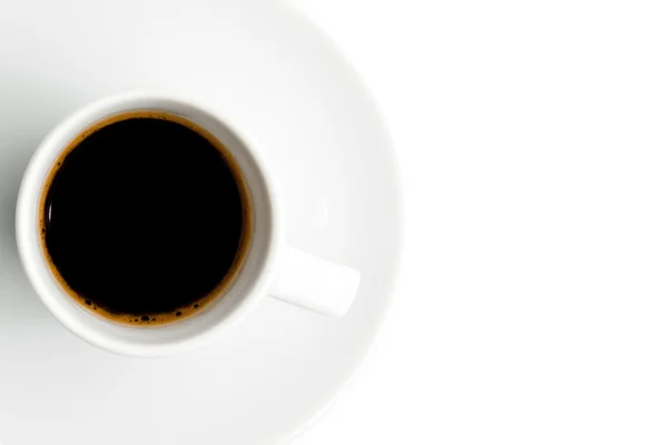 Tasse Kaffee mit Platz für Text — Stockfoto