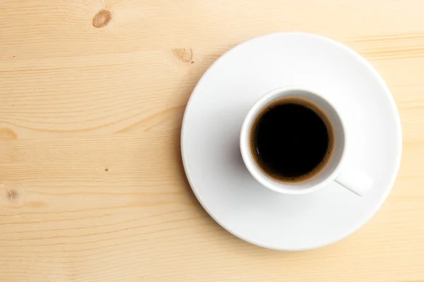 Šálek kávy s prostorem pro text — Stock fotografie