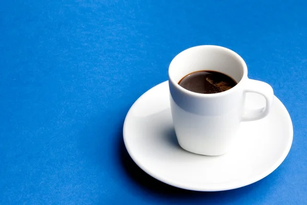 Vista superior de uma xícara de café — Fotografia de Stock