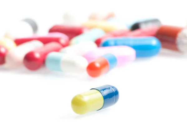 Ett medicinska piller i laboratorium — Stockfoto