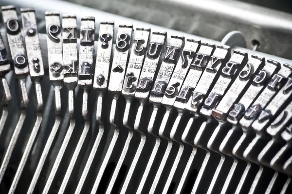 Tipo barras de máquina de escribir — Foto de Stock