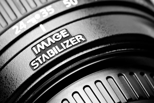 Função de estabilização da lente — Fotografia de Stock