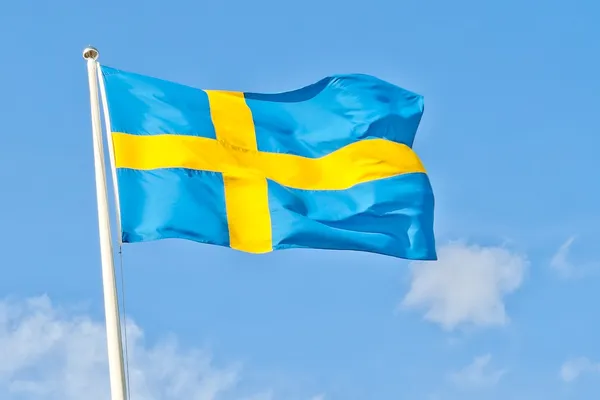 スウェーデンの国旗 — ストック写真
