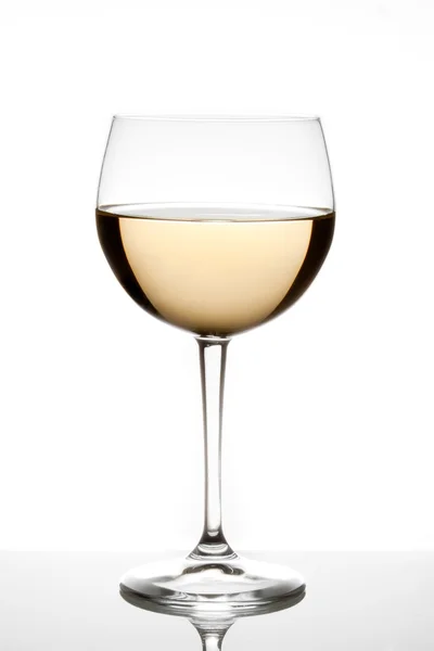 Glass of white wine Stock Photo